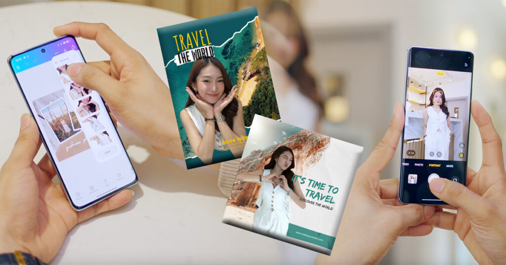 ងាយៗកាត់រូបដើម្បីបង្កើតផ្ទាំងរូបភាពស្អាតៗជាមួយ Smart Image Matting លើ OPPO Reno11 Series 5G