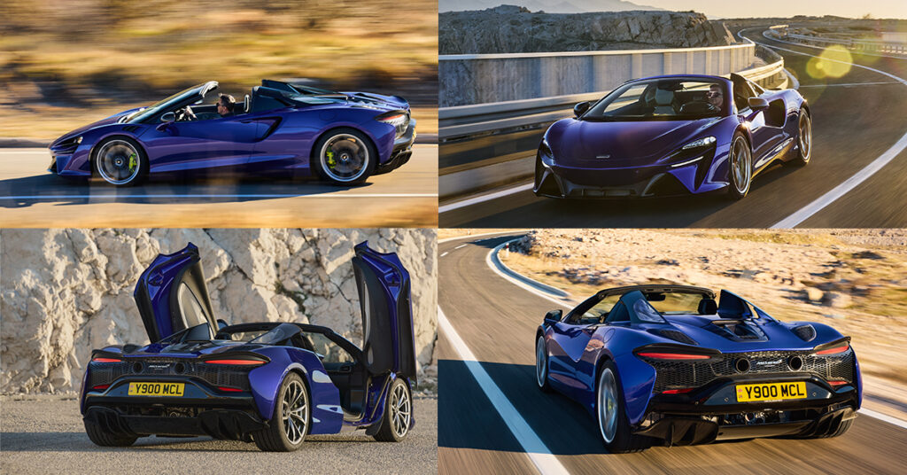 Feel the rush: New McLaren Artura Spider delivers an electrified open-air driving thrill