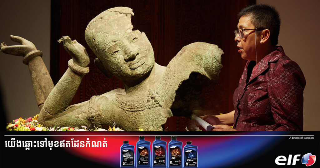 ក្រសួងវប្បធម៌ ត្រៀមវេចខ្ចប់និងដឹកជញ្ជូនប្រតិមាវិចិត្រព្រះនារាយណ៍ផ្ទុំពីសំរឹទ្ធមកពីប្រាសាទមេបុណ្យ បញ្ជូនទៅជួសជុលនៅប្រទេសបារាំង