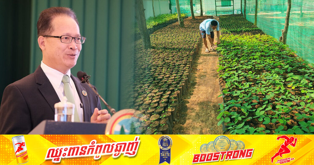 ក្រសួងបរិស្ថាន នឹងដាក់សំណើរការសាកល្បងAPP ពីការចូលរួមដាំដើមឈើនៅកម្ពុជា នាចុងខែមិថុនានេះ