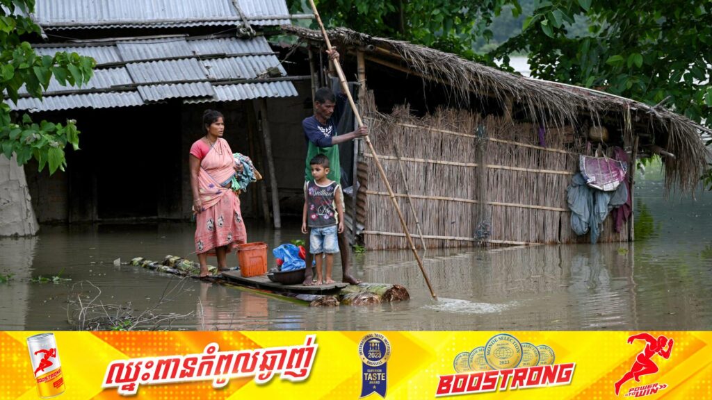 ទឹកជំនន់នៅភាគខាងជើងប្រទេសឥណ្ឌាបានបណ្តាលឱ្យមនុស្ស ៩នាក់បាត់បង់ជីវិត ខណៈ ១,៦លាននាក់កំពុងរងផលប៉ះពាល់