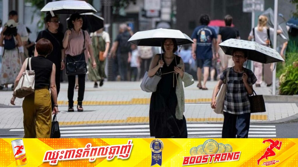 នៅក្នុងរដូវភ្លៀងសោះតែសីតុណ្ហភាពនៅជប៉ុនបែរជាក្តៅខ្លាំង និងបានបណ្តាលឱ្យមនុស្ស ៦នាក់ត្រូវបាត់បង់ជីវិត