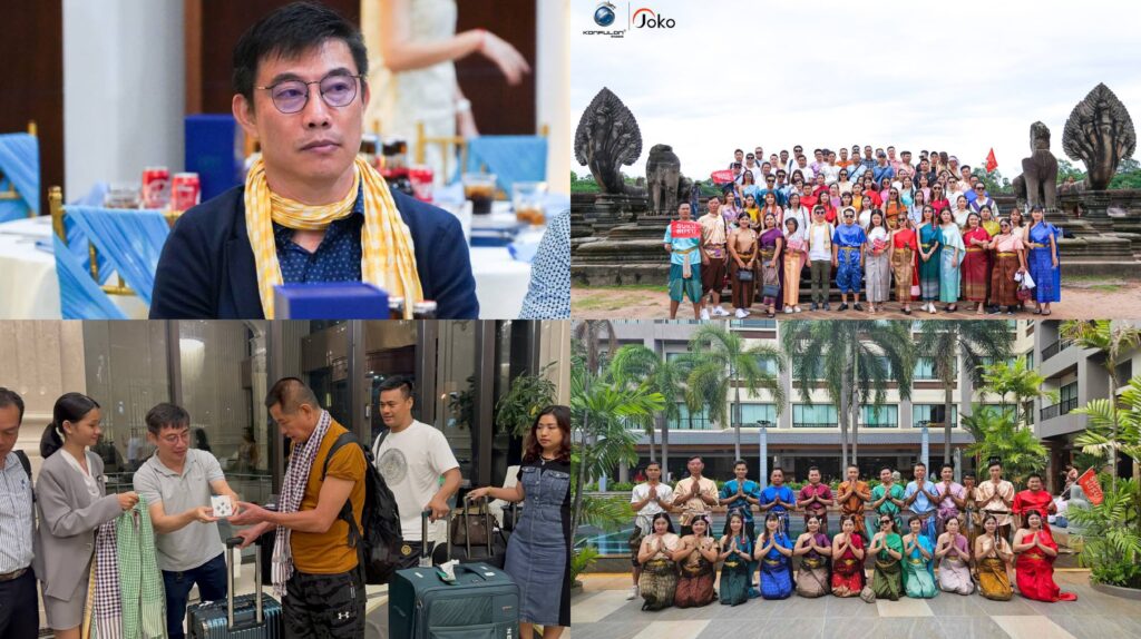 លោកអគ្គនាយក konfulon ប្រចាំមីយ៉ាន់ម៉ា ដែលជាកូនខ្មែរ បានកៀរគរអថិតិជន មួយយន្តហោះ មកលេងប្រាសាទអង្គរ