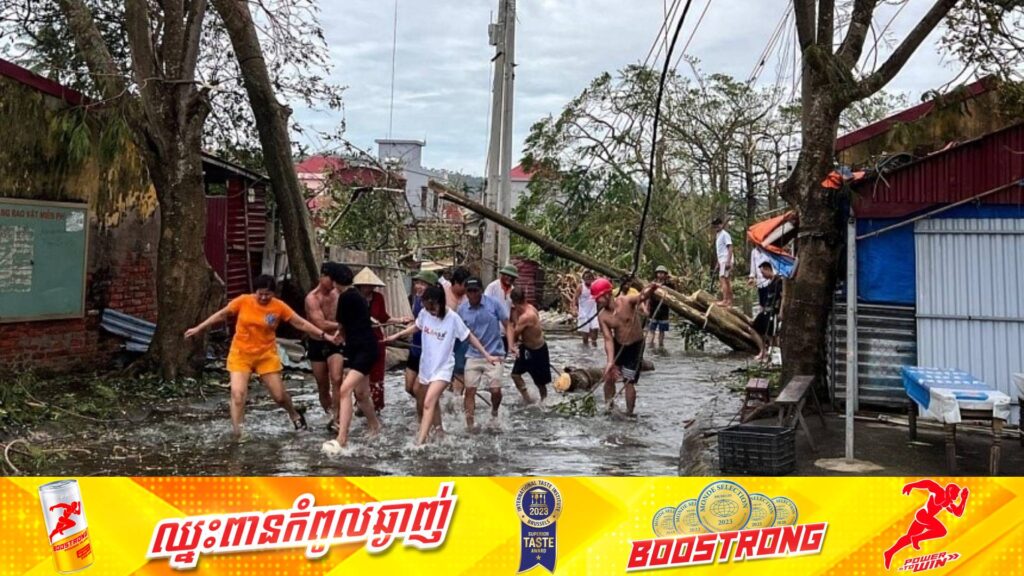 តួលេខអ្នកបាត់បង់ជីវិតដោយសារព្យុះ Yagi នៅវៀតណាម កើនឡើងដល់ ២៤នាក់ និងរបួសជិត ៣០០នាក់