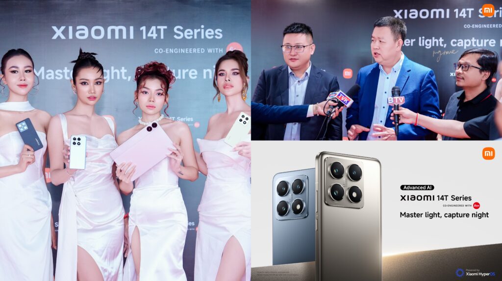 ការដាក់បង្ហាញជាផ្លូវការនូវម៉ូឌែល Xiaomi 14T Series​ ជាមួយនឹងការថតរូប ពេលយប់ដ៏អស្ចារ្យ និង AI កម្រិតខ្ពស់របស់ Xiaomi