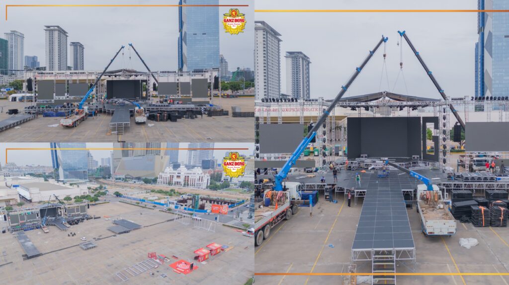 GANZBERG សង់ឆាកយក្សលំដាប់ពិភពលោកមានតែមួយគ្មានពីរ!