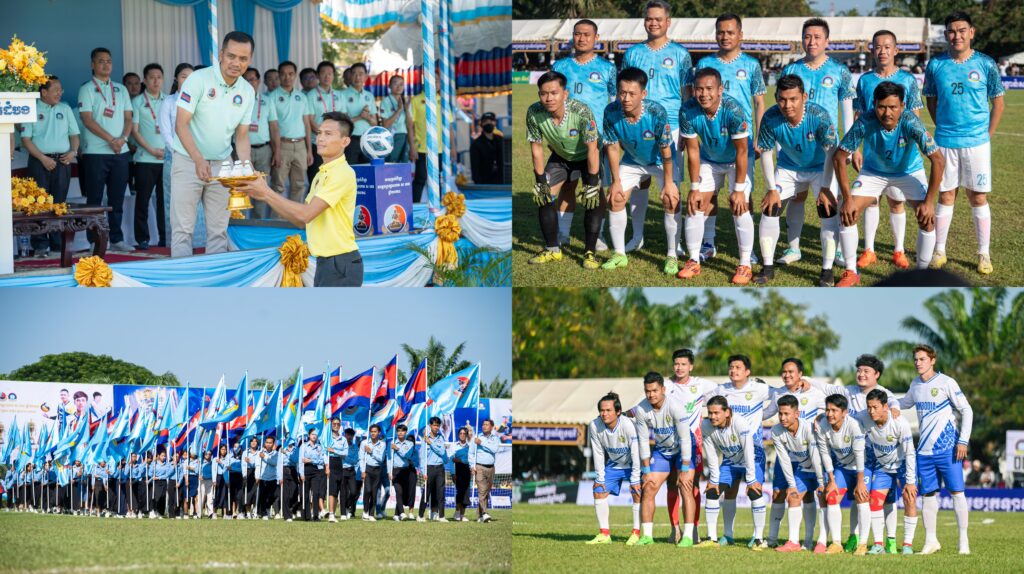 ខ្មែរ ប៊ែវើរីជីស រួមចំណែកបណ្ដុះឆន្ទៈយុវជនកម្ពុជាអោយស្រលាញ់កីឡា ឧបត្ថម្តធំផ្ដាច់មុខការប្រកួតកីឡាពានរង្វាន់ សម្តេចក្រឡាហោម ស ខេង ខេត្តបាត់ដំបង ឆ្នាំ២០២៤