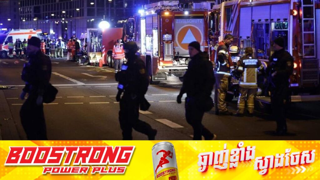 បុរសម្នាក់បើករថយន្តទាំងកម្រោលចូលក្នុងផ្សារ Christmas នៅអាឡឺម៉ង់ បណ្តាលឱ្យមនុស្ស ២នាក់បាត់បង់ជីវិត​ និង ៦៨នាក់រងរបួស