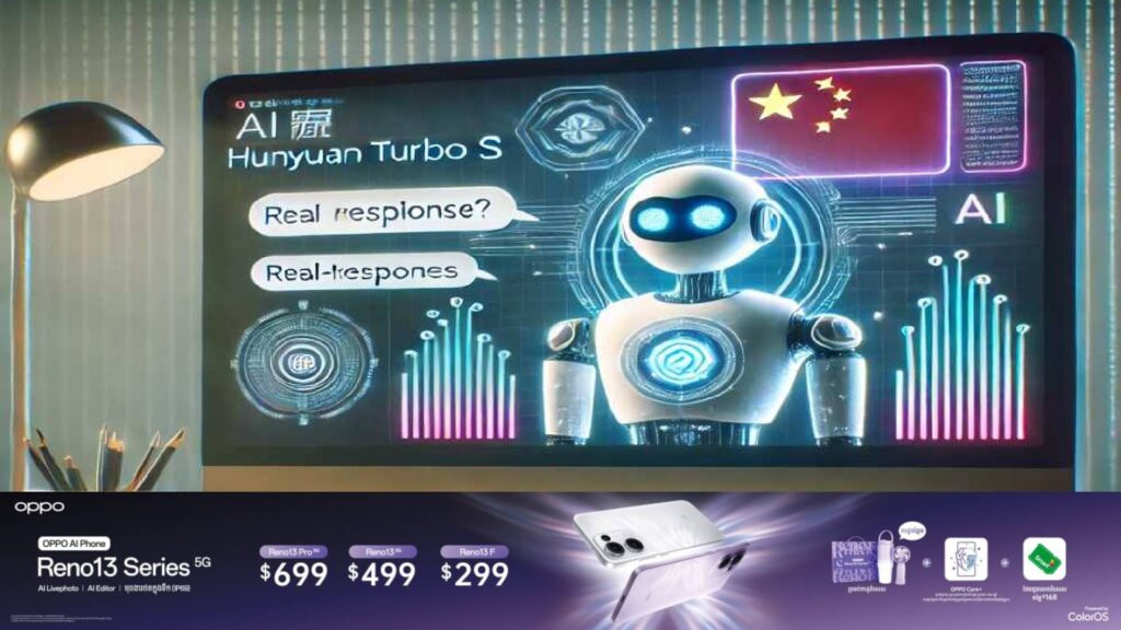 ចិន ដាក់ឱ្យប្រើប្រាស់កម្មវិធី AI ថ្មីមួយទៀតឈ្មោះ Hunyuan Turbo S ដែលមានសមត្ថភាពខ្លាំងជាង DeepSeek ទៅទៀត