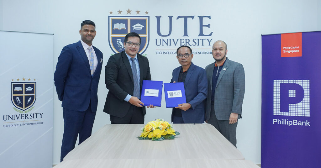 ធនាគារ ហ្វីលីព និង UTE រួមសហការក្នុងភាពជាដៃគូយុទ្ធសាស្ត្រ ដើម្បីចូលរួមអភិវឌ្ឍធនធានមនុស្ស