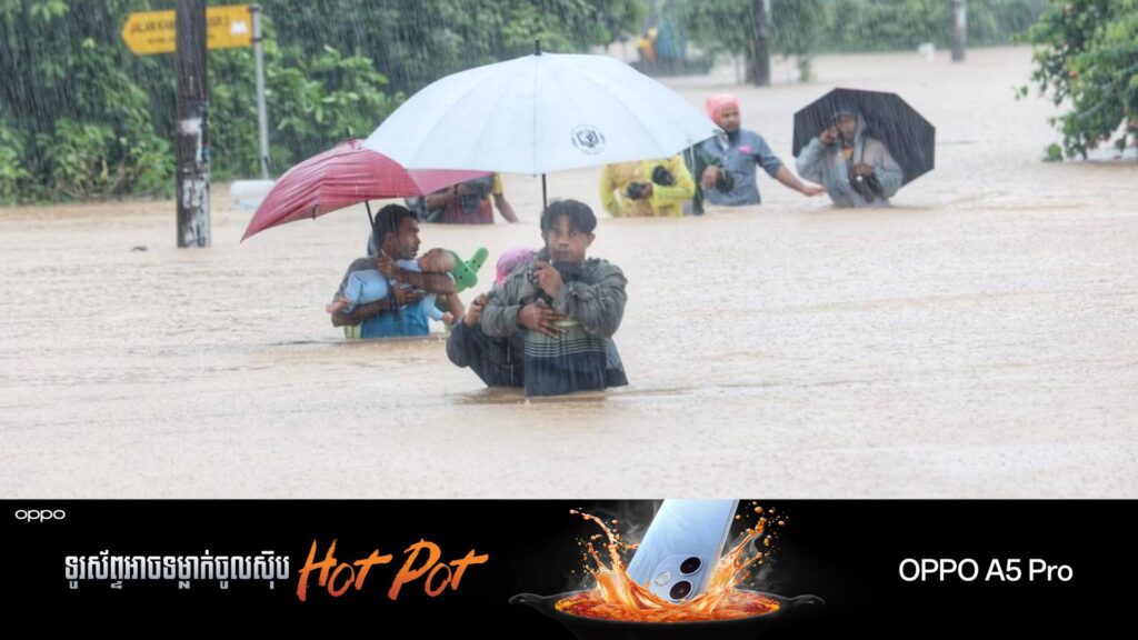 ម៉ាឡេស៊ីសម្រេចជម្លៀសពលរដ្ឋជាង ១០,០០០នាក់ជាបន្ទាន់ ដោយសារបញ្ហាជំនន់ទឹកភ្លៀង