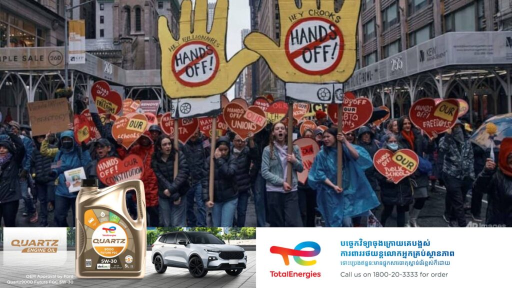 ពលរដ្ឋអាមេរិករាប់ពាន់នាក់នាំគ្នាចុះធ្វើបាតុកម្ម ប្រឆាំងនឹងនយោបាយរបស់លោក ដូណាល់ ត្រាំ