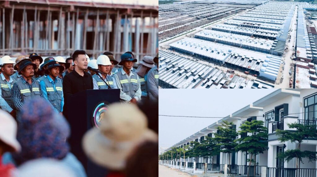 គម្រោង បុរី ឡេង ណាវ៉ាត្រា 6A គិតត្រឹមថ្ងៃនេះ បានសាងសង់ដោះស្រាយ នឹងបញ្ចប់សរុប ៣២៨១ ផ្ទះហើយ