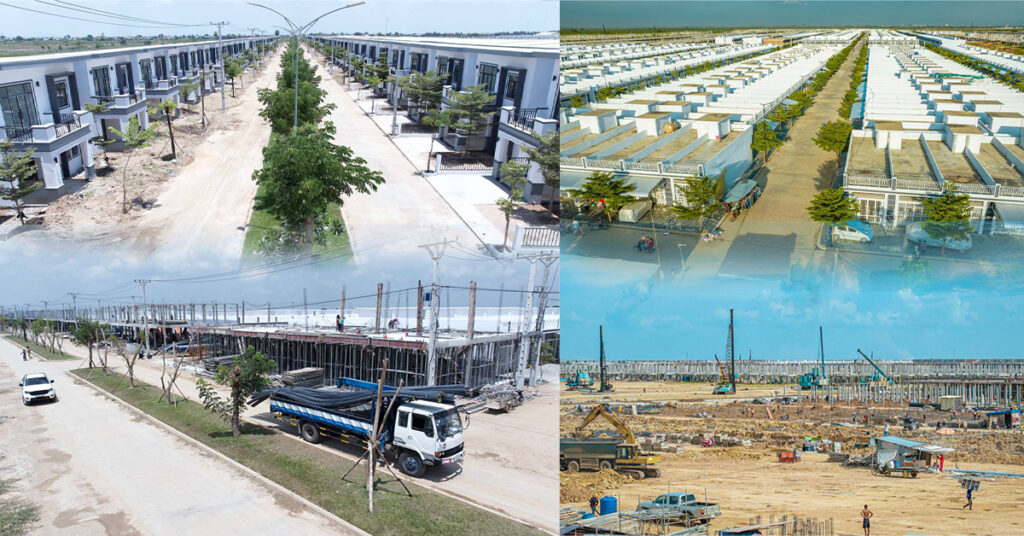 ដំណើរការសាងសង់គម្រោងបុរី ឡេង ណាវ៉ាត្រា 6A គិតត្រឹមថ្ងៃនេះ បានសង់ផ្ទះរួចរាល់សរុប ៣,៣៥៨ខ្នង និងផ្ទះជាង ១ពាន់ខ្នងទៀតកំពុងសាងសង់ហើយ!