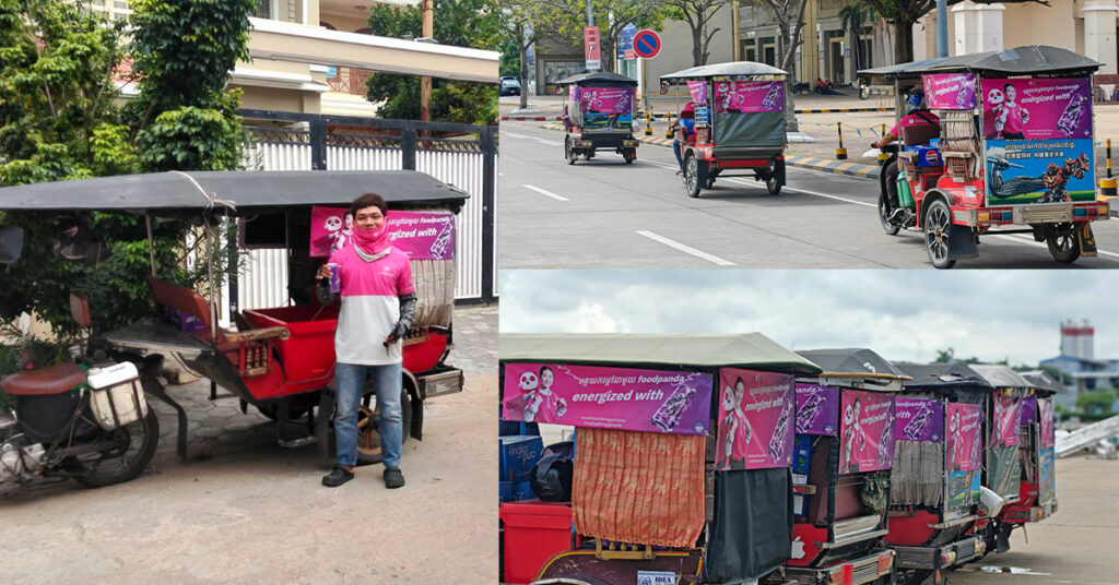 foodpanda និង ក្រុមហ៊ុន ខេមប្រ៊ូ អិលធីឌី បានបង្កើតនូវយុទ្ធនាការ បន្ថយកម្តៅជាមួយ foodpanda ដើម្បីបង្ហាញការអរគុណទៅកាន់ដៃគូដឹកជញ្ជូនរបស់ខ្លួន