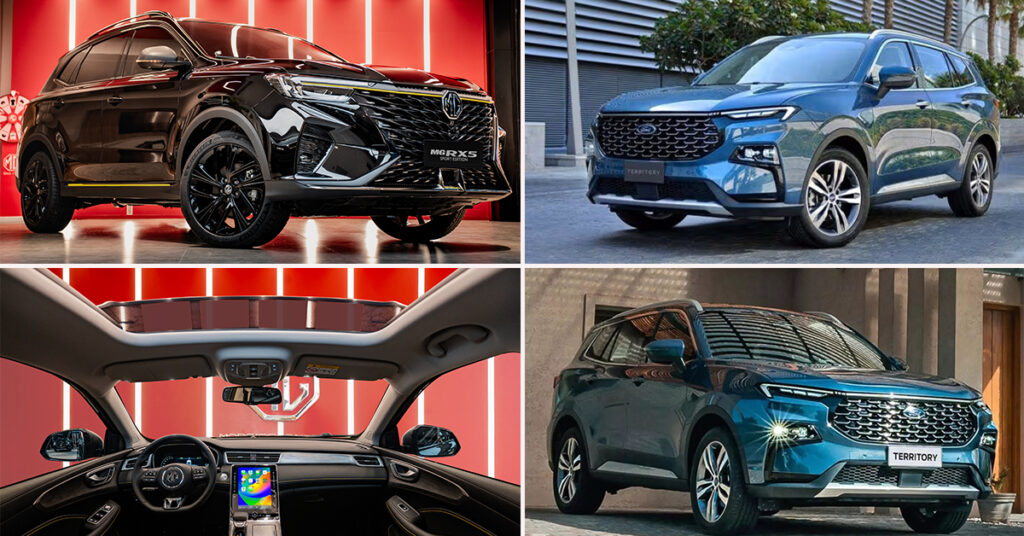 មានថវិកាត្រឹម 3-4ម៉ឺនដុល្លារ គួរទិញរថយន្តមួយណារវាង MG RX5  និង Ford Territory ដែលមានលក្ខណៈពិសេសខុសៗគ្នា មិនថាតម្លៃសមត្ថភាពនៃការបើកបរ ទំហំនៃផ្នែកខាងក្នុង ការធានា និងគ្រឿងបរិក្ខាររថយន្ត