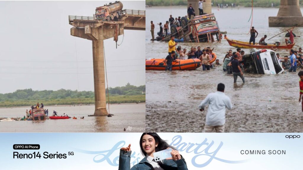 មនុស្ស ៩នាក់​បានបាត់បង់ជីវិត ក្នុងហេតុការណ៍បាក់ស្ពានមួយខ្សែនៅឥណ្ឌា