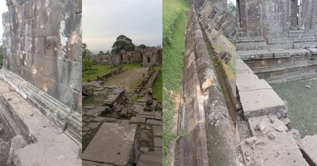 អគ្គនាយកស៊ីម៉ាក់៖ ប្រាសាទព្រះវិហារ ត្រូវបានទាហានឈ្លានពានសៀម ប្រើប្រាស់ការទម្លាក់គ្រា-ប់បែក MK-82 ជាច្រើនគ្រាប់ និងគ្រាប់ផ្លោង ១៥៥មម ជាមួយគ្រា-ប់បែកចង្កោម ក្នុងគោលដៅកម្ទេចប្រាសាទព្រះវិហារជាបេតិកភណ្ឌពិភពលោក