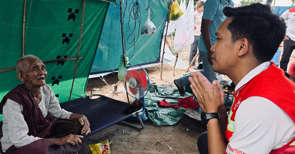 ចូលរួមរំលែកទុក្ខ! លោកយាយម្នាក់ ព្រះជន្ម១០៥ ឆ្នាំ បានទទួលមរណភាព នៅជំរុំភៀសសឹកវត្តពោធិ៍៥០០០ដើម