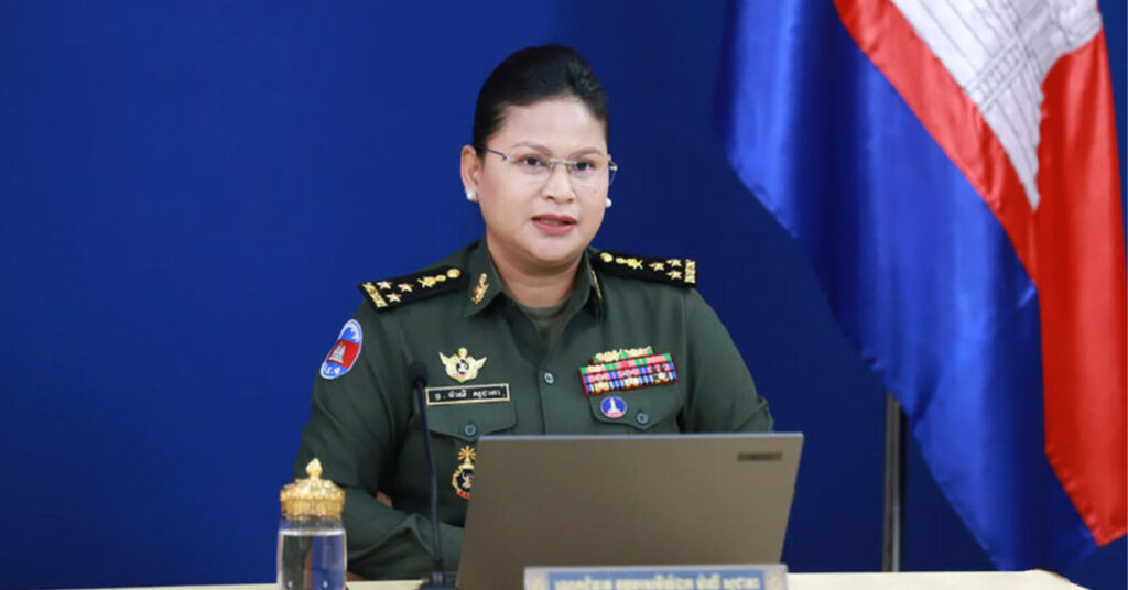 អ្នកនាំពាក្យក្រសួងការពារជាតិកម្ពុជា គូសបញ្ជាក់ថា រហូតមកដល់ពេលនេះសភាពការណ៍នៅតាមខ្សែបន្ទាត់ព្រំដែនគឺមានសភាពស្ងប់ស្ងាត់ជាធម្មតា