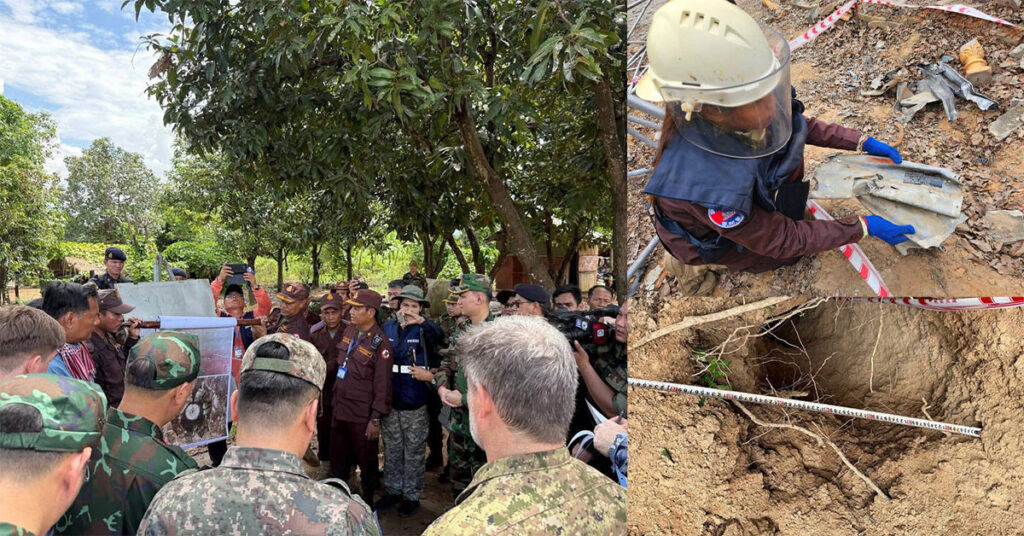 CMAC៖ ផ្អែកតាមព័ត៌មានកំណត់ត្រាសឹកសង្គ្រាមនៅទិសខេត្តឧត្តរមានជ័យ ការទម្លាក់គ្រា-ប់បែកពីយន្តហោះមានចំនួន ១.៥៤៩គ្រាប់