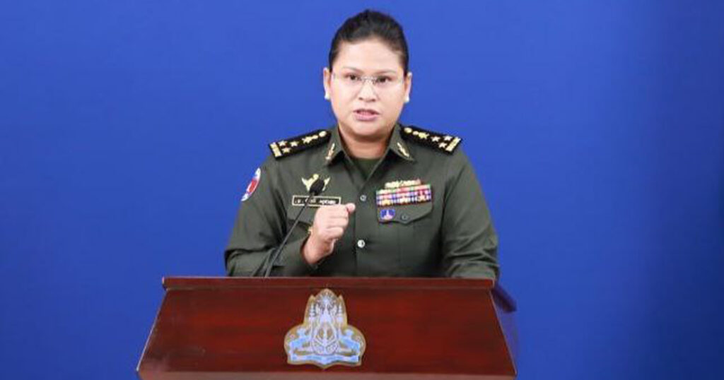 អ្នកនាំពាក្យក្រសួងការពារជាតិគូសបញ្ជាក់ថា កម្ពុជាមិនទទួលយកការប្រឈមមុខដាក់គ្នា និងជម្លោះឡើយ