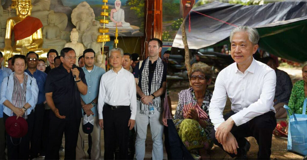 ស្ថានទូតចិនប្រចាំកម្ពុជា នឹងផ្តល់ជំនួយចំនួន ១០ម៉ឺនដុល្លារ ដល់ប្រជាពលរដ្ឋនៅទីតាំងជនភៀសខ្លួន ខេត្តឧត្តរមានជ័យ ដើម្បីជួយកែលំឣជីវភាពរស់នៅ