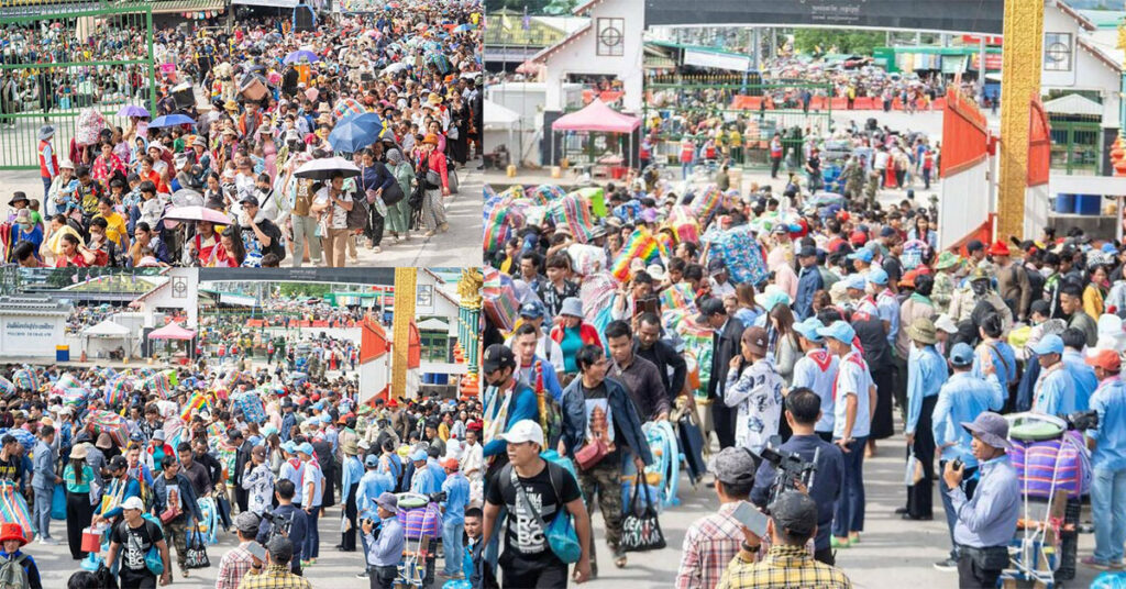 ជិតរយៈពេល ២ខែកន្លងមកនេះ ពលករខ្មែរត្រឡប់ពីថៃជាង ៨០ម៉ឺននាក់