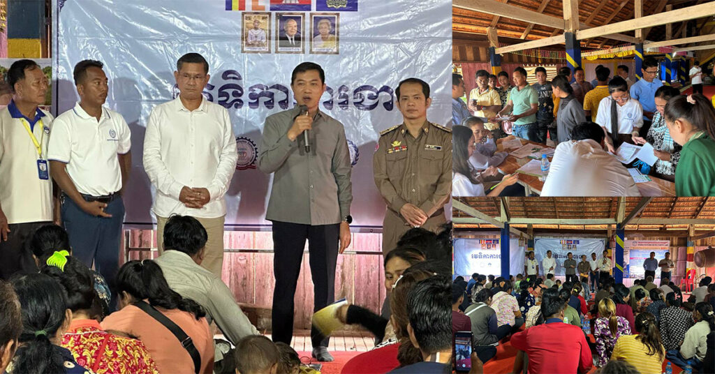 ក្រសួងការងារ និង​បណ្ដុះ​បណ្ដាល​វិជ្ជា​ជីវៈ នាំយ​ក​ឱកា​ស​ការ​ងារ​ជាង ៥ពាន់​កន្លែង​ផ្សព្វ​ផ្សាយ​ជូន​ប្រជា​ពល​រដ្ឋ និង​ពលករ​ខ្មែរ​ដែល​ទើប​ត្រឡប់​មក​ពីប្រ​ទេសថៃ នៅក្នុង​ខេត្ត​ក្រចេះ