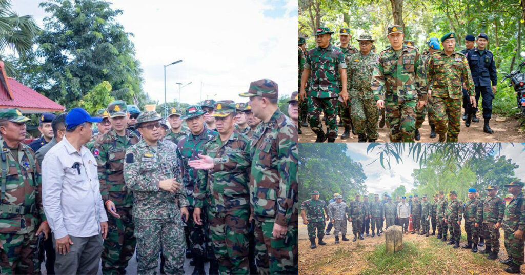 អនុព័ន្ធយោធាម៉ាឡេស៊ីប្រចាំកម្ពុជា ដឹកនាំប្រតិភូសមាជិកសរុប៧ប្រទេស អញ្ជើញដល់ច្រកតំបន់បឹងត្រកួន ស្រុកថ្មពួក ខេត្តបន្ទាយមានជ័យ