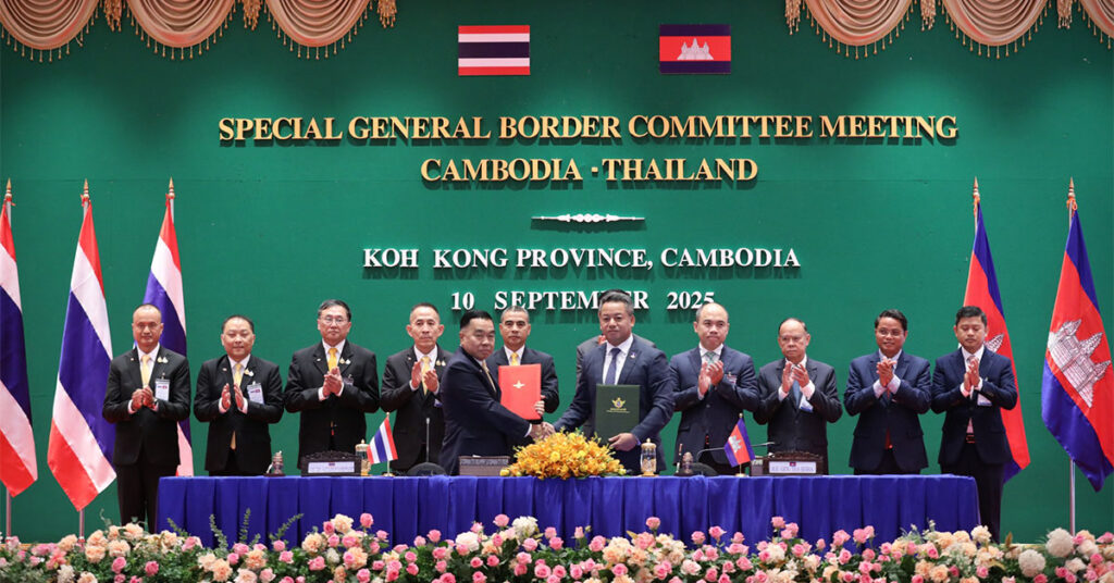 កម្ពុជា ថៃ បញ្ជាក់ពីការប្តេជ្ញាចិត្ត អនុវត្តលទ្ធផលកិច្ចប្រជុំពិសេសរបស់គណៈកម្មាធិការព្រំដែនទូទៅកម្ពុជា-ថៃ លើកទី១