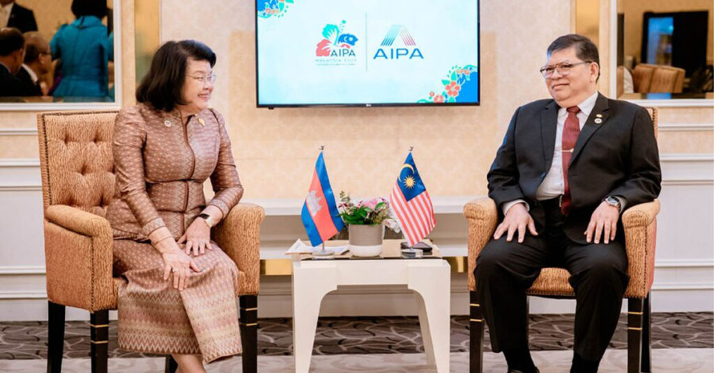 សម្តេចប្រធានរដ្ឋសភាកម្ពុជា អរគុណរដ្ឋាភិបាលនិងសភាម៉ាឡេស៊ី ក្នុងកិច្ចខិតខំសម្របសម្រួល ដោះស្រាយជម្លោះករណីយោធាថៃរំលោភឈ្លានពានលើដែនអធិបតេយ្យកម្ពុជា