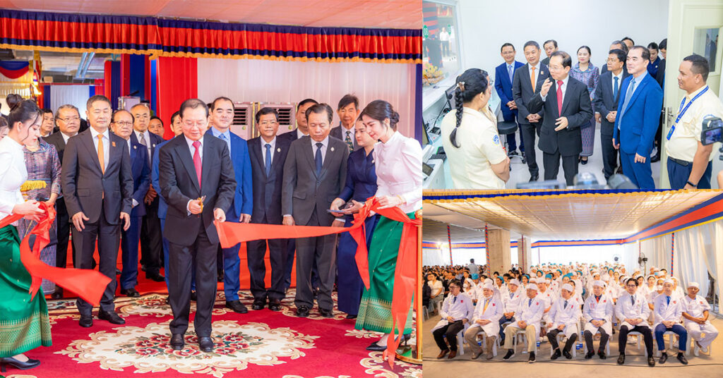 អគារពិគ្រោះជំងឺ (ប.ស.ស.) នៃមន្ទីរពេទ្យកាល់ម៉ែត ត្រូវបានសម្ពោធប្រើប្រាស់ជាផ្លូវការ នាព្រឹកនេះ