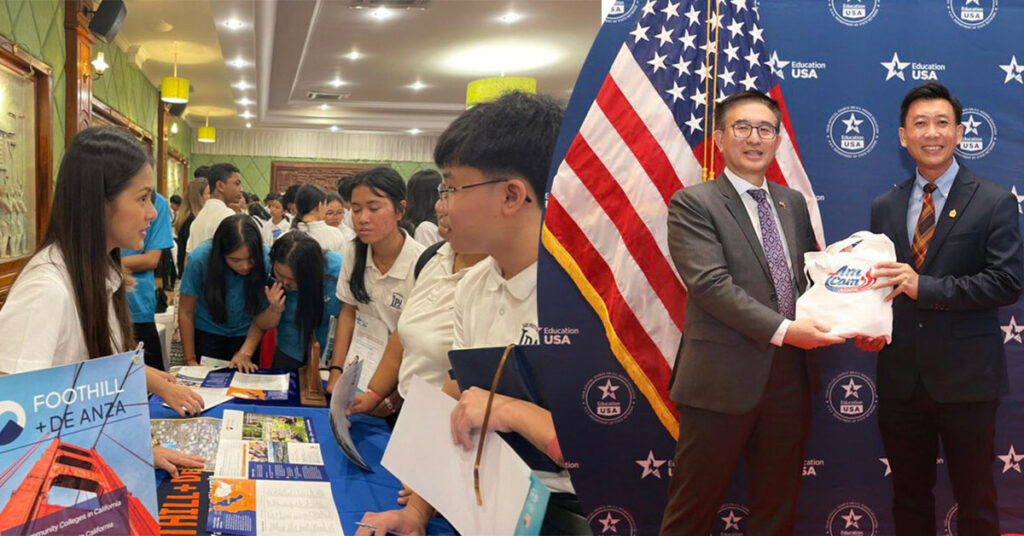 ស្ថានទូតអាម៉េរិកប្រចាំកម្ពុជា៖ ក្នុងរយៈពេល ៥ ឆ្នាំ ចុងក្រោយនេះ កម្ពុជាមានកំណើន ៥៥% នៃចំនួនសិស្ស និស្សិតសិក្សានៅសហរដ្ឋអាមេរិក