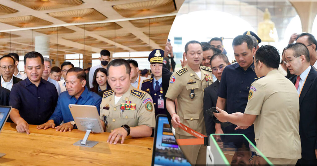 ឯកឧត្តមអភិសន្តិបណ្ឌិត ស សុខា ចុះពិនិត្យការត្រៀមលក្ខណៈរបស់អគ្គនាយកដ្ឋានអន្តោប្រវេសន៍ នៅអាកាសយានដ្ឋានអន្តរជាតិតេជោ