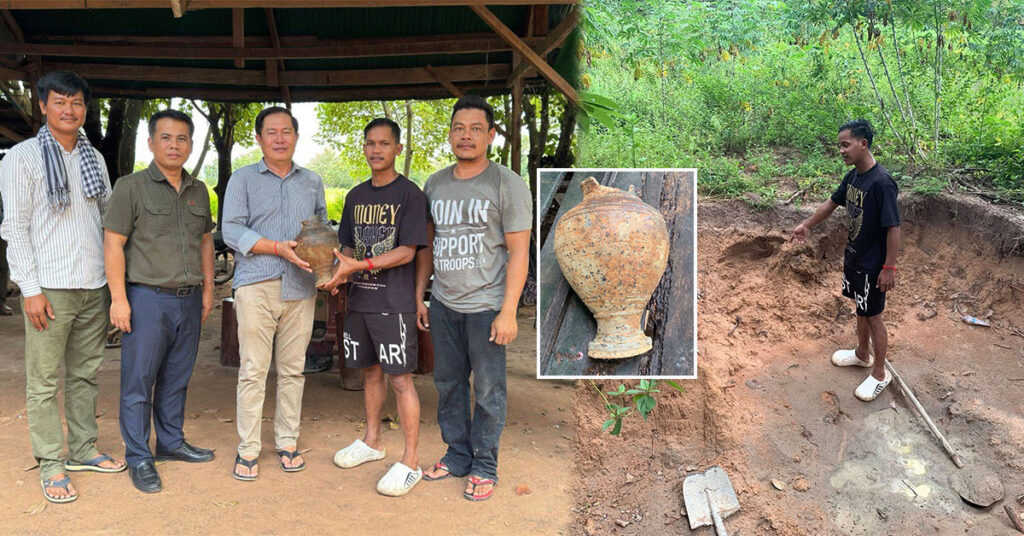 អាជ្ញាធរជាតិព្រះវិហារទទួលកុលាលភាជន៍ចំនួន១ ពីប្រជាជនរស់ក្នុងរមណីយដ្ឋានប្រាសាទព្រះវិហារ ស្ថិតនៅភូមិធម្មជាតិ ឃុំស្រអែម ស្រុកជាំក្សាន្ត ខេត្តព្រះវិហារ