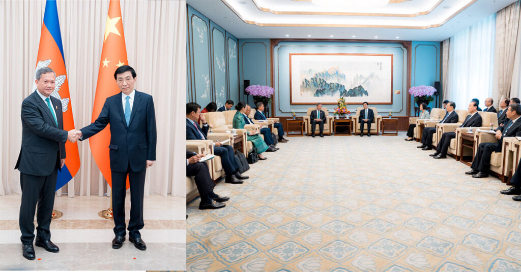 ប្រធានសភាប្រឹក្សានយោបាយចិន៖ ប្រទេសចិននឹងនៅតែបន្តគាំទ្រកម្ពុជាដោយឥតងាករេ