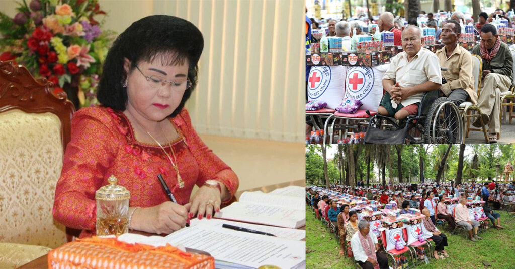 ប្រជាពលរដ្ឋងាយរងគ្រោះបំផុតចំនួន ៨៨៣គ្រួសារ ក្នុងខេត្តកំពង់ឆ្នាំង ទទួលអំណោយមនុស្សធម៌កាកបាទក្រហមកម្ពុជា