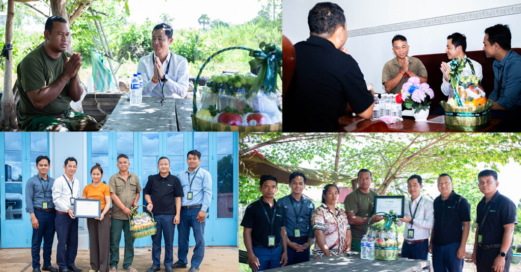 ធនាគារ វីង ប្រគល់វិញ្ញាបនបត្រលុបបំណុលផ្លូវការជូនយោធិនរងរបួស