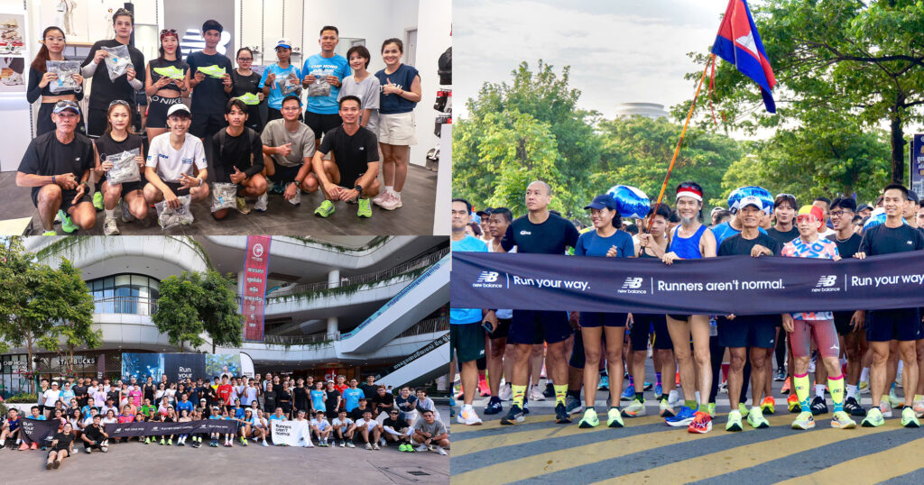 New Balance ដាក់ឱ្យដំណើរការយុទ្ធនាការ “Run YOUR WAY” ដំបូងនៅកម្ពុជា