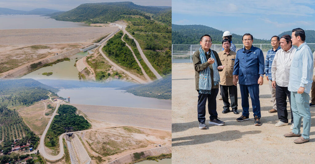 អភិបាលខេត្តបាត់ដំបង ចុះត្រួតពិនិត្យទីតាំងគម្រោងអភិវឌ្ឍន៍ទំនប់ដូនទ្រី ដែលនឹងត្រៀមសម្ពោធដាក់ឱ្យប្រើប្រាស់ជាផ្លូវការ ក្នុងពេលឆាប់ៗខាងមុខនេះ