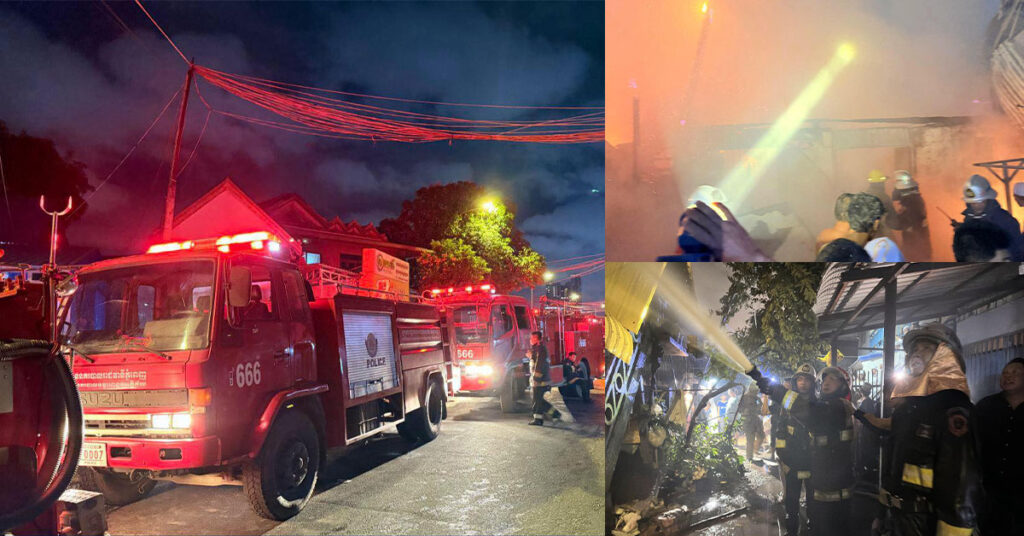 អគ្គិភ័យឆេះផ្ទះប្រជាពលរដ្ឋមួយកន្លែង នៅសង្កាត់ព្រែកប្រា បានប្រើប្រាស់រថយន្តពន្លត់អគ្គិភ័យអស់ចំនួន ៣៤គ្រឿង