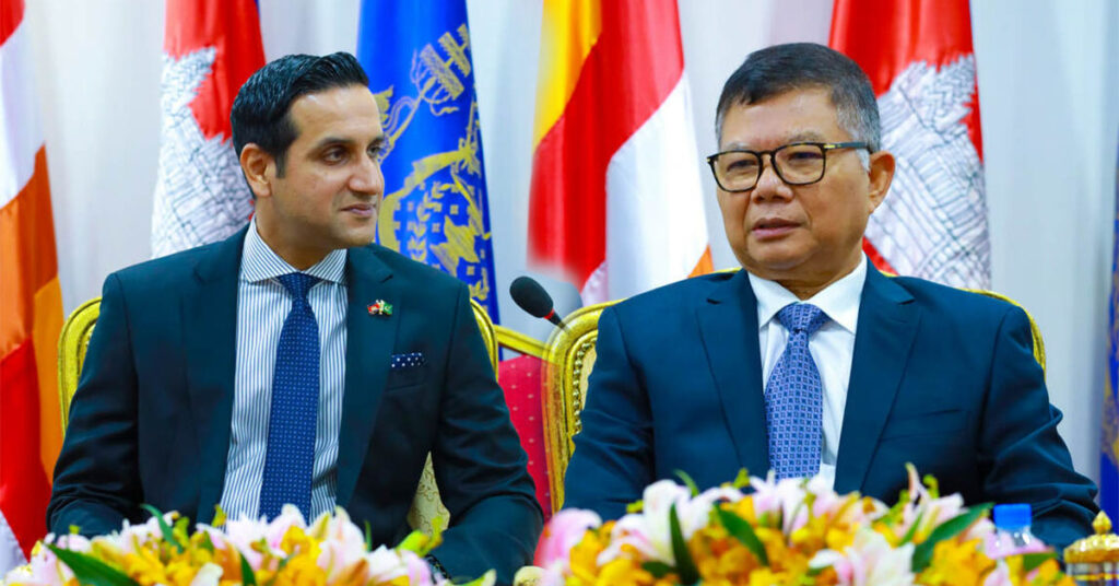 កម្ពុជា-ប៉ាគីស្ថាន ពិភាក្សាពង្រឹងកិច្ចសហប្រតិបត្តិការប្រយុទ្ធប្រឆាំងការឆ-បោកតាមប្រព័ន្ធបច្ចេកវិទ្យា