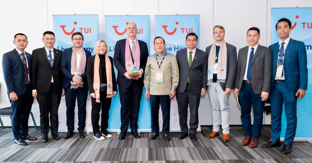ក្រុមហ៊ុន TUI Group នឹងបន្តពង្រីកការវិនិយោគ និងការចូលរួមជួយគំាទ្រវិស័យទេសចរណ៍កម្ពុជាបន្ថែមទៀត