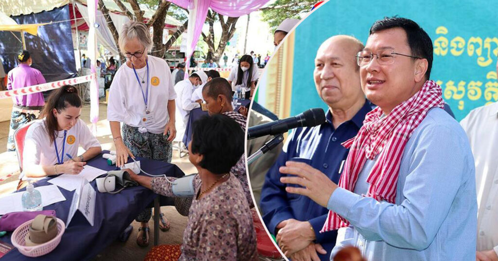 ក្រុមគ្រូពេទ្យស្ម័គ្រចិត្តបារាំង (AMH) និងក្រុមគ្រូពេទ្យខ្មែរ ចុះទៅពិនិត្យ និងព្យាបាលជូនប្រជាពលរដ្ឋភៀសសឹក នៅមណ្ឌលសុវត្ថិភាពវត្តចាន់ស៊ី