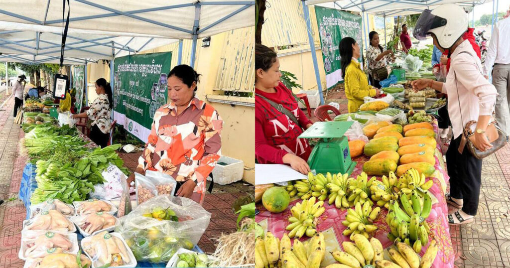 ផ្សារផលិតផលខ្មែរខេត្តព្រះវិហារ កំពុងដំណើរការលក់ផលិតផល កសិផលក្នុងស្រុក ដែលមានទីតាំងស្ថិតនៅភូមិកណ្តាល សង្កាត់កំពង់ប្រណាក ក្រុងព្រះវិហារ