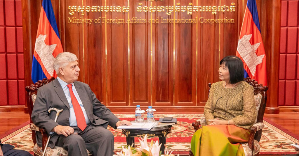 កម្ពុជា-អូទ្រីស ជួបពិភាក្សាពីលទ្ធភាព បង្កើនទំនាក់ទំនងពាណិជ្ជកម្ម និងការវិនិយោគរវាងប្រទេសទាំងពីរ