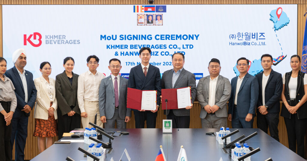 គុណភាពស្តង់ដារខ្ពស់ក្នុងទីផ្សារអន្តរជាតិ! CAMBODIA BEER ត្រូវបានចែកចាយទៅកាន់ទីផ្សារប្រទេសកូរ៉េខាងត្បូង