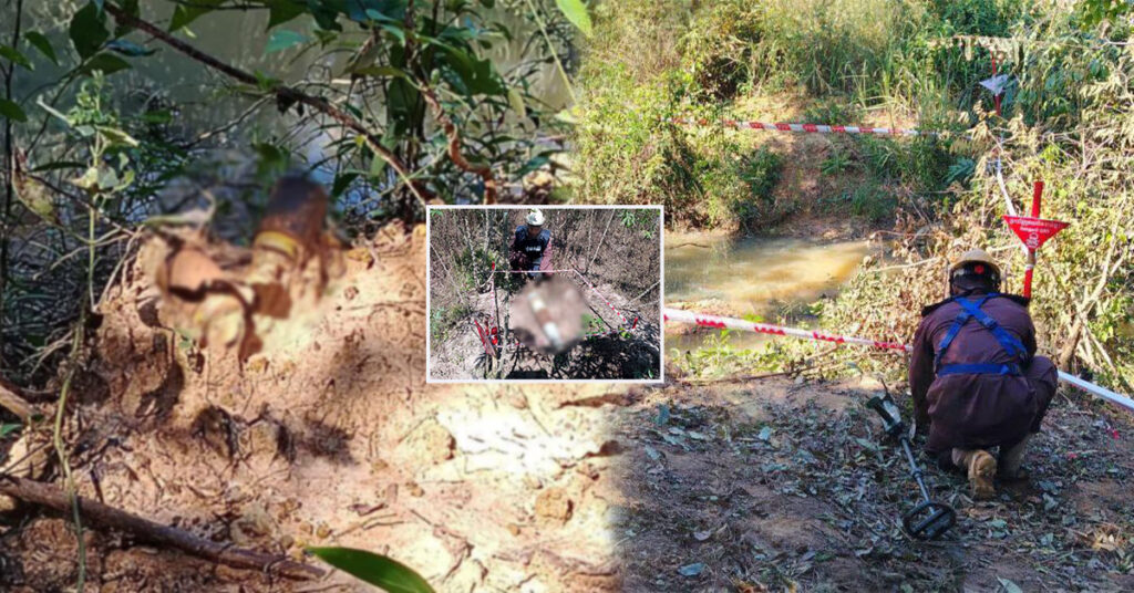 កម្លាំងអង្គភាព CMAC បានរកឃើញគ្រា-ប់បែកចង្កោមចំនួន ២៥គ្រាប់ នៅភូមិតាមាន់សែនជ័យ ខេត្តឧត្តរមានជ័យ