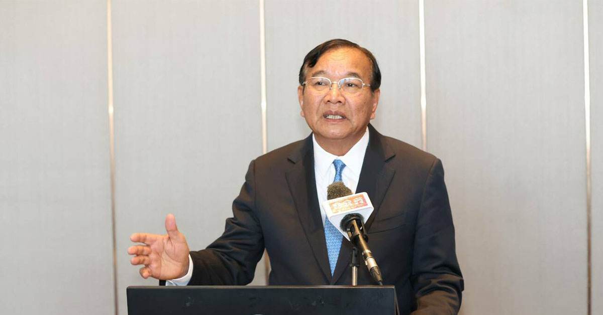 ឯកឧត្តម ឧបនាយករដ្ឋមន្ត្រី ប្រាក់ សុខុន អញ្ជើញរៀបចំសន្និសីទសារព័ត៌មានស្តីពីលទ្ធផលនៃកិច្ចប្រជុំត្រីភាគី កម្ពុជា-ថៃ-ចិន